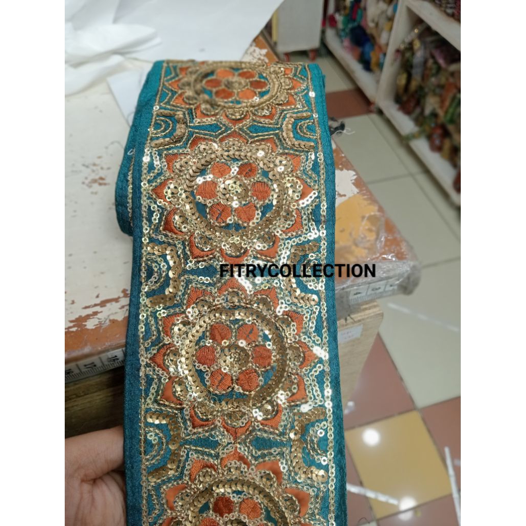 RENDA INDIA/RENDA MOTE/RENDA PAYET/RENDA BORDIR PER YARD