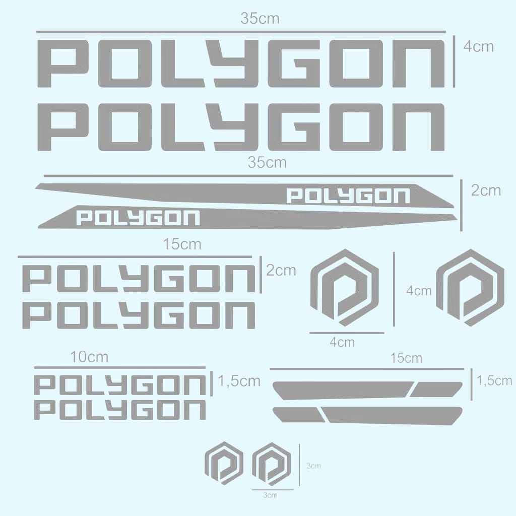 Sticker Sepeda Balap POLYGON Cutting Stiker SEPEDA MTB POLYGON BALAP CUTTING