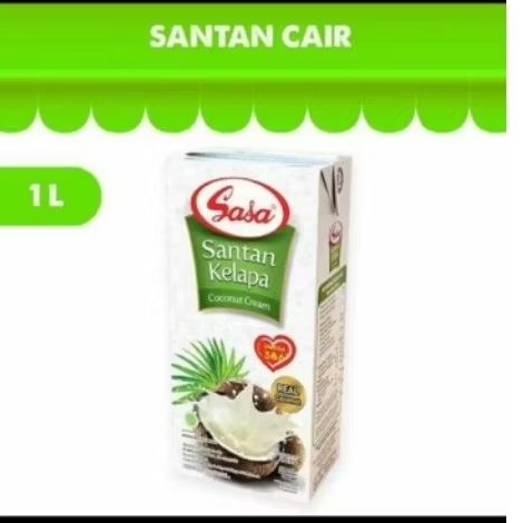 1 karton Sasa Santan Kelapa 12×1 Liter Murah