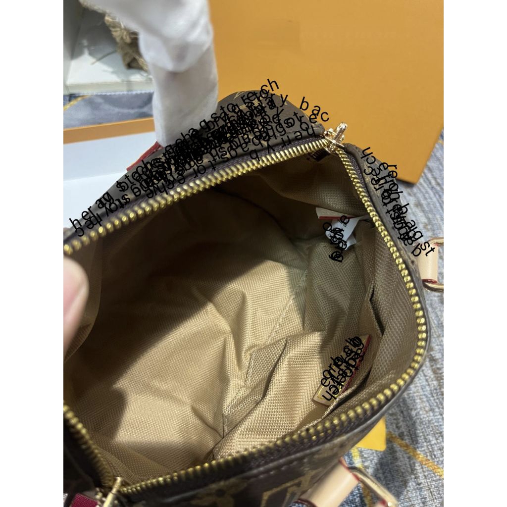 Cherrybag Store II Tas Premium Wanita Speedy bando Mini Selempang Uk20cm Dengan Box sertifikat talip