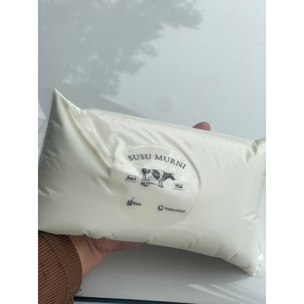 Susu Sapi Segar Murni Kental 1 Liter Mentah