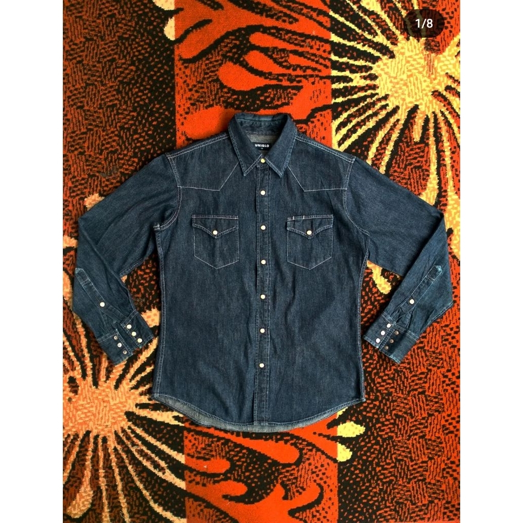 WESTERN DENIM SHIRT BY UNIQLO