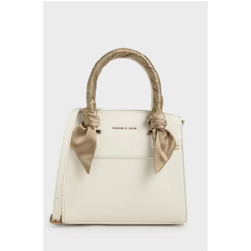 Tas Charles & Keith Satin Scarf Top Handle