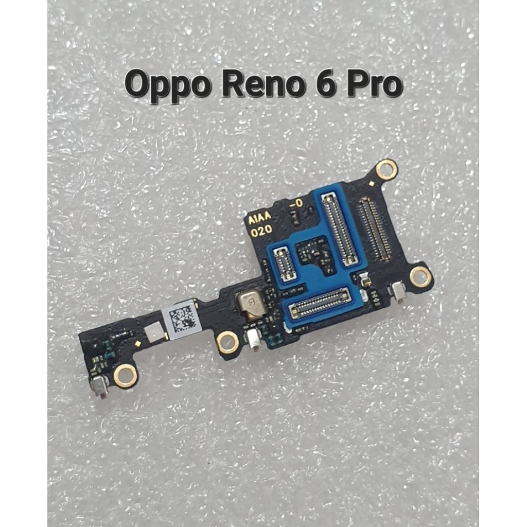 BOARD PENGHUBUNG LCD RENO 6 PRO CON SIM CARD ORI COPOTAN