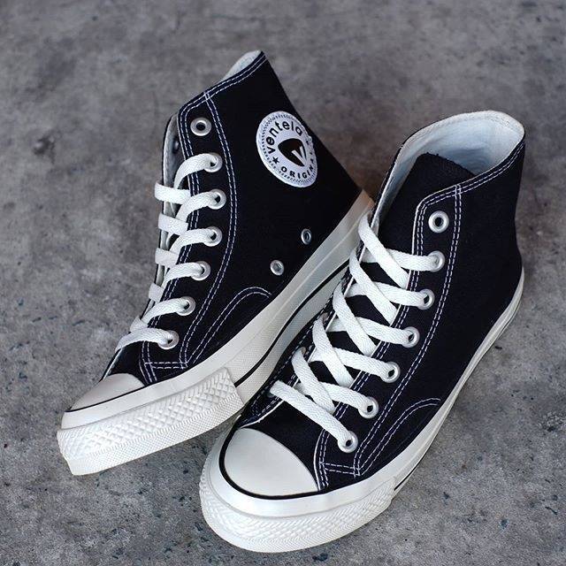 PREMIUM SEPATU VENTELA BTS HIGH PRIA HITAM PUTIH TERBARU