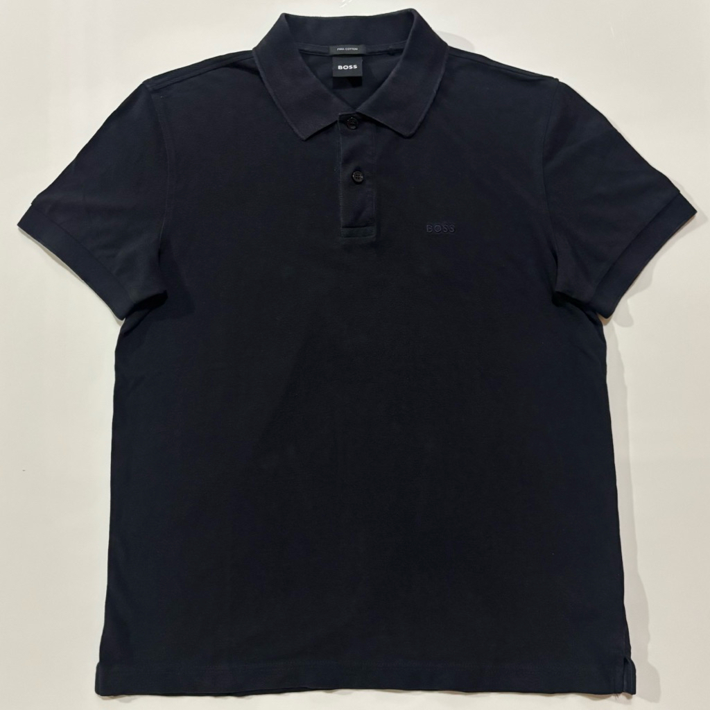 Polo Shirt Hugo Boss Pima Cotton Premium Navy Original