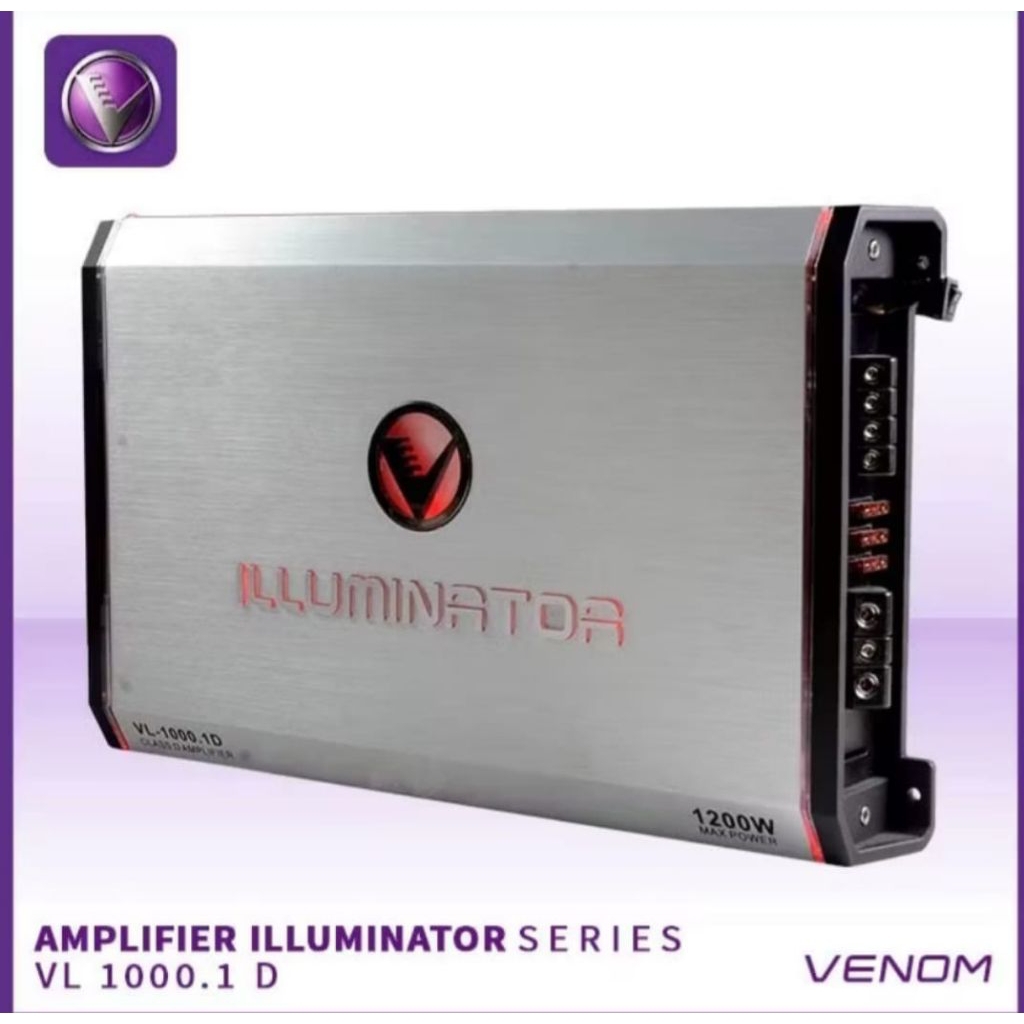 power monoblock venom VL1000.1D venom illuminator original high quality