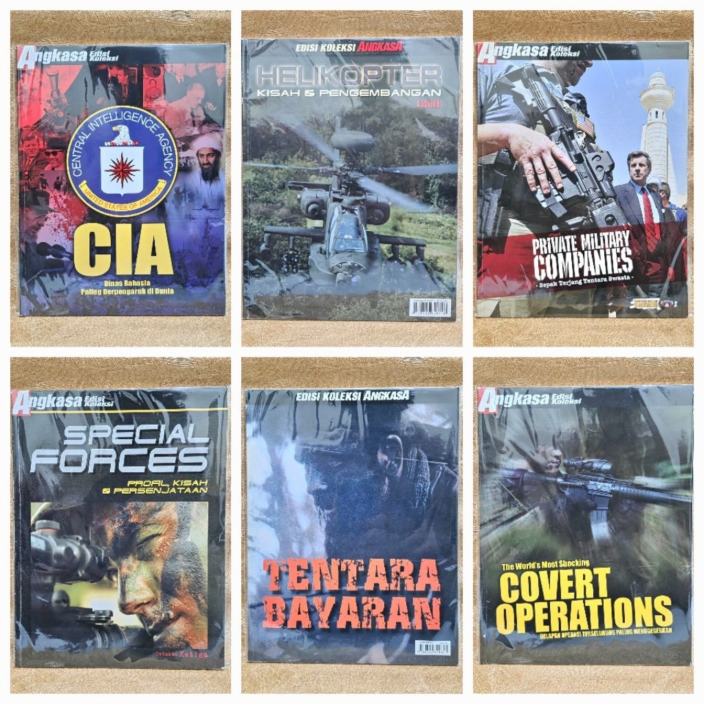 Majalah ANGKASA KOLEKSI & COMMANDO WAR FIGHTER SERIES