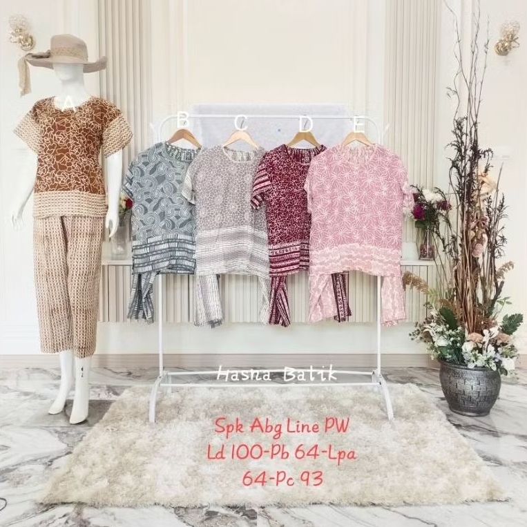 Setelan Celana Luza (Spk. Abg Line PW) Batik Pekalongan