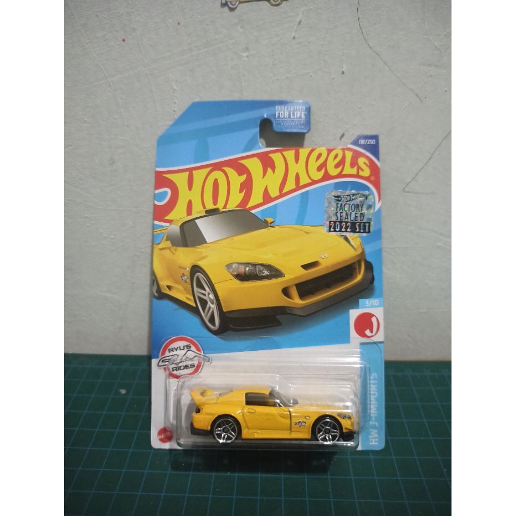 HOTWHEELS HONDA S2000 KUNING (FS & US CARD)