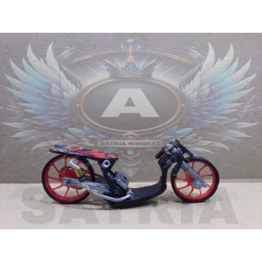 Miniatur motor drag metik ceper murah 2025