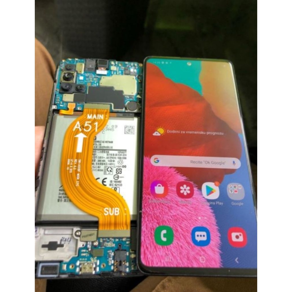 Mesin Normal samsung a51 6 128gb  awet