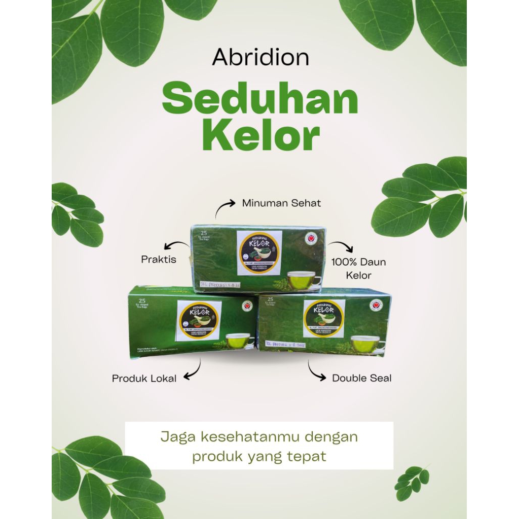 Teh Kelor Organik Premium/Teh Daun Kelor/Moringa Tea Asli NTT
