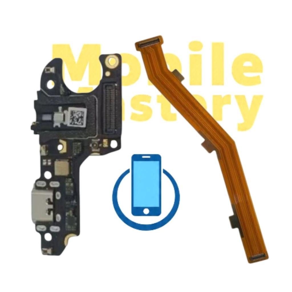 FLEXIBEL CHARGER Realme C1 / Realme 2 PAPAN CAS FULLSET IC + FLEXIBEL BOARD Realme 2 / Realme C1 SAT