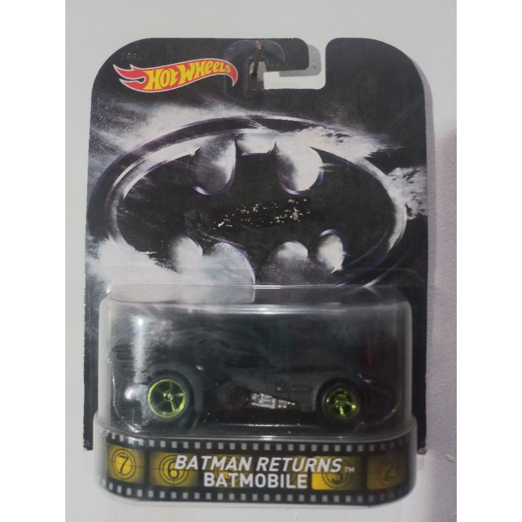 hotwheel batman return bat mobile ban karet