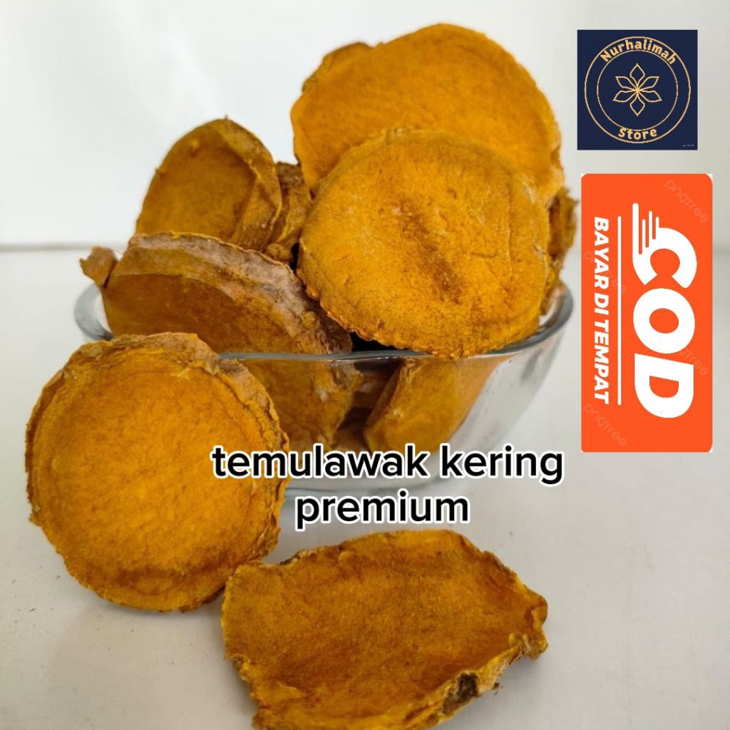 Temulawak Kering Herbal Asli Kualitas Ekspor