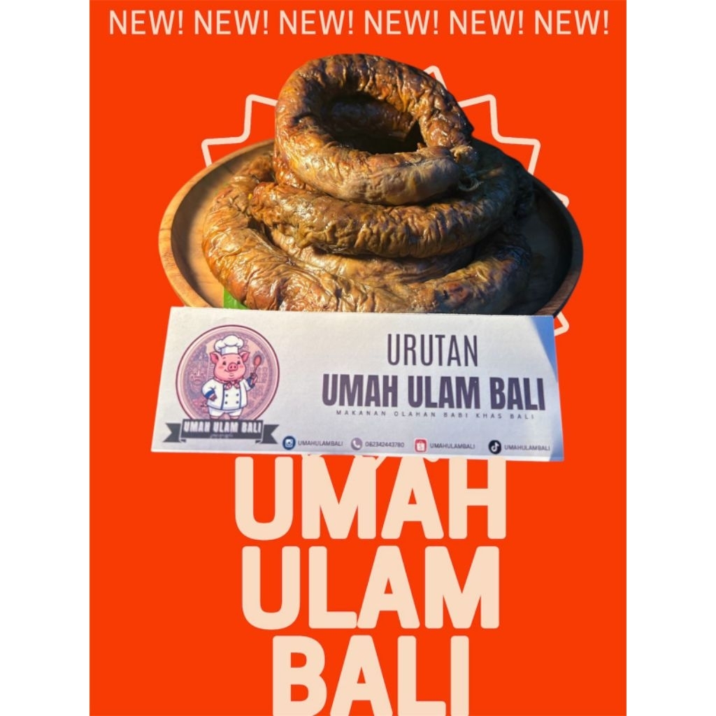 Urutan asap / goreng (sosis Bali) 1kg