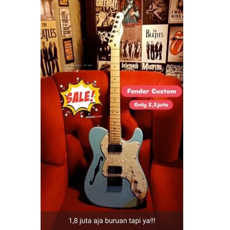 gitar custom Fender Telecaster