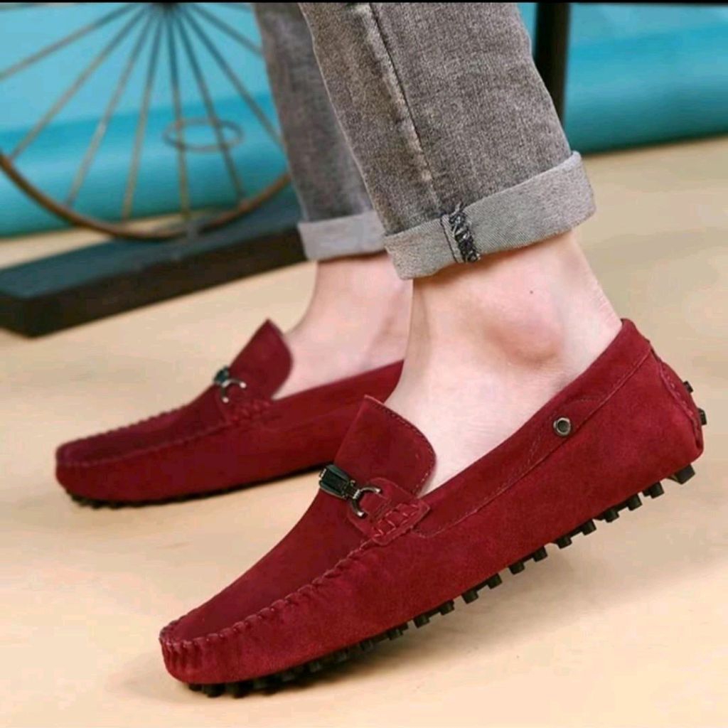 Sepatu Pantofel Pria Sepatu Kasual Slip On Pria Sepatu Pansus Formal Flat Kejar Santai Elegant