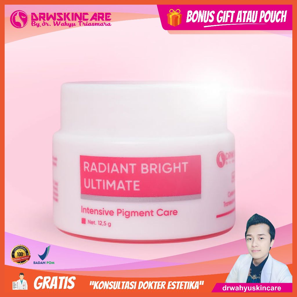 DRW Skincare Cream Malam / Night Cream Radiant Brightening Ultimate DRW Skincare Original