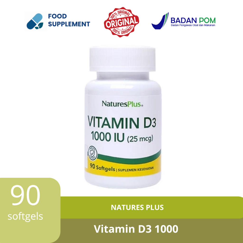 Natures Plus Vitamin D3 1000 IU