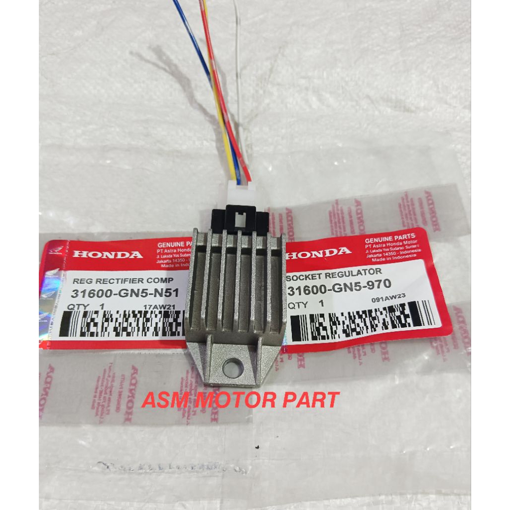 REGULATOR KIPROK+SOKET KIPROK GRAND ASTREA PRIMA STAR LEGENDA SUPRA FIT GWO/GN5