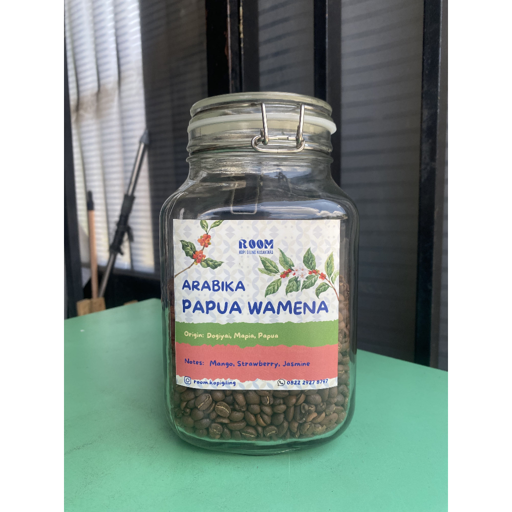Arabika PAPUA WAMENA roastbean PAPUA WAMENA 100% kopi murni - room kopi giling boyolali