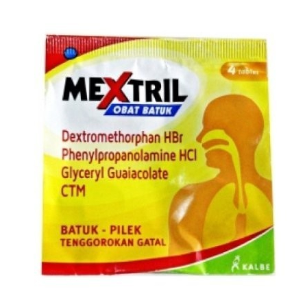 Mextril Tablet 4s - Obat Batuk Tenggorokan