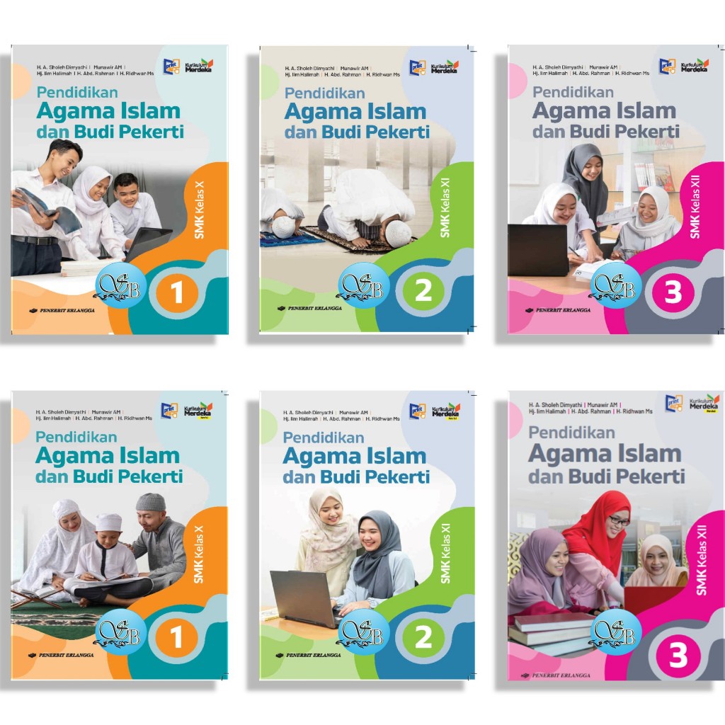 [Penerbit Erlangga] BUKU PENDIDIKAN AGAMA ISLAM DAN BUDI PEKERTI SMK KELAS 10, 11 & 12 KURIKULUM MER