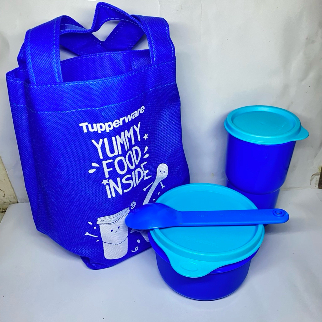 Festive Set Blue Tupperware