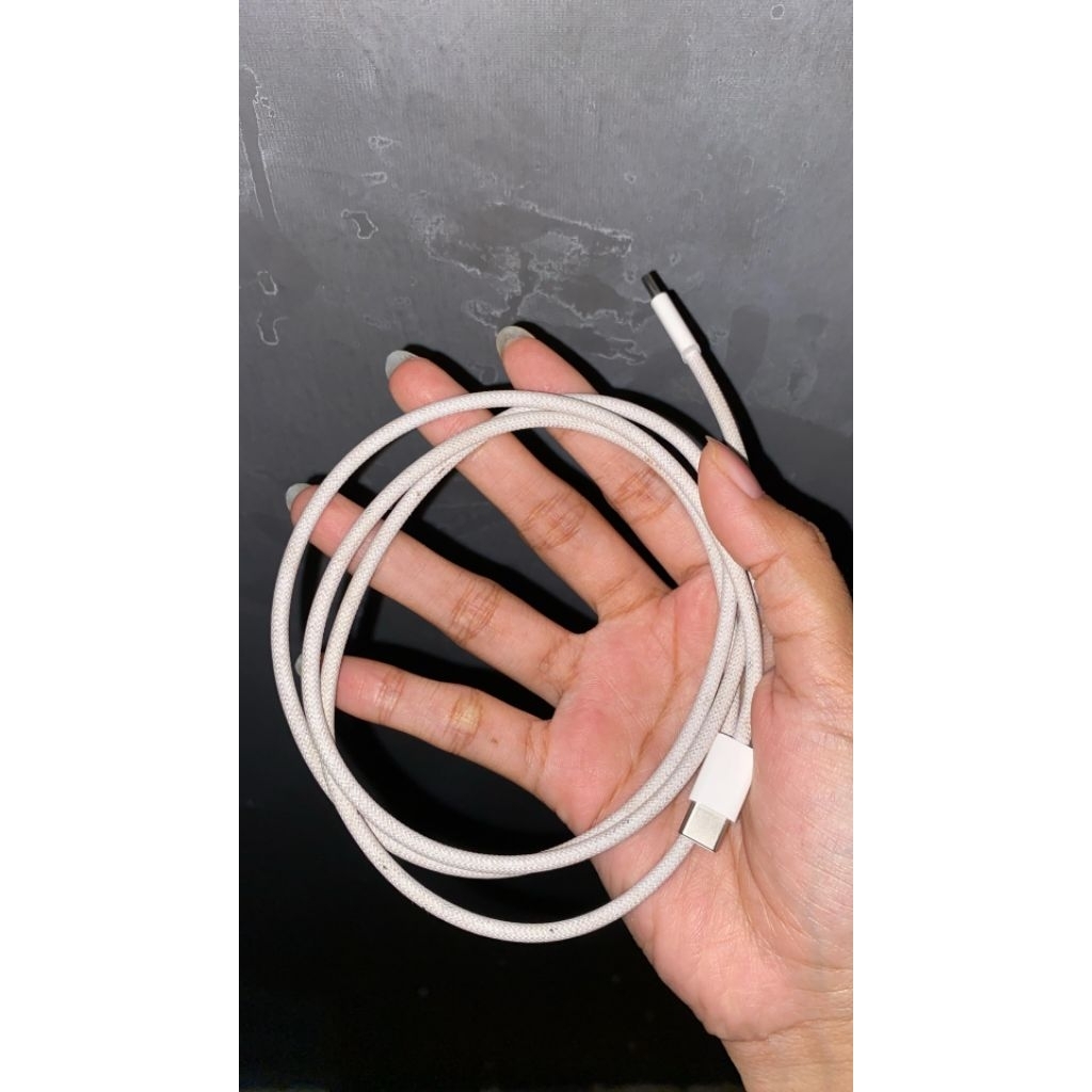 second kabel charger iphone ori type c to type c copotan ip 16