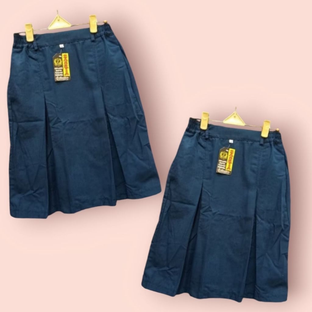 Rok SMP Pendek / Rok Biru SMP / Rok Pendek SMP Span / Rok Span SMP Biru