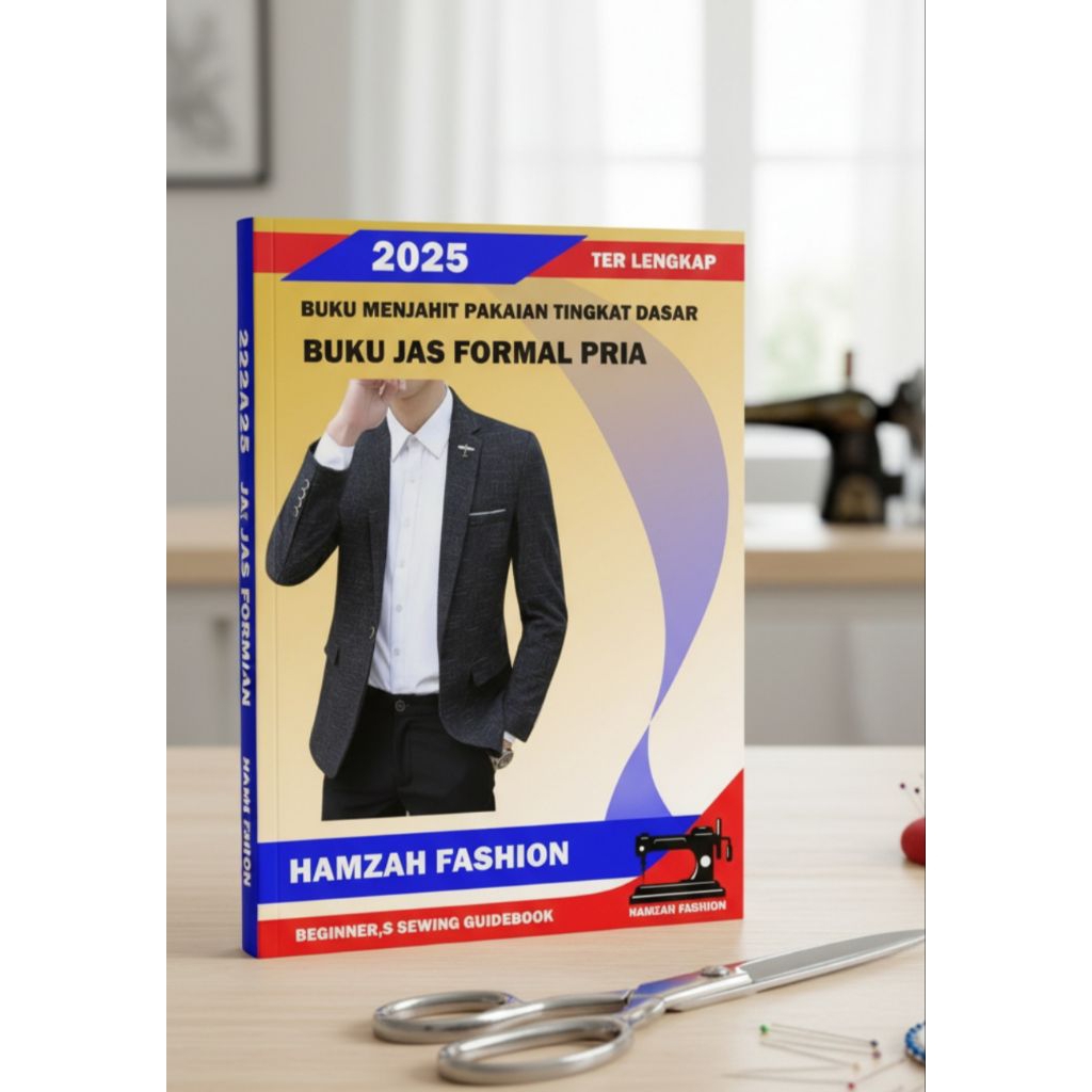 Buku pola jahit jas pria tingkat dasar