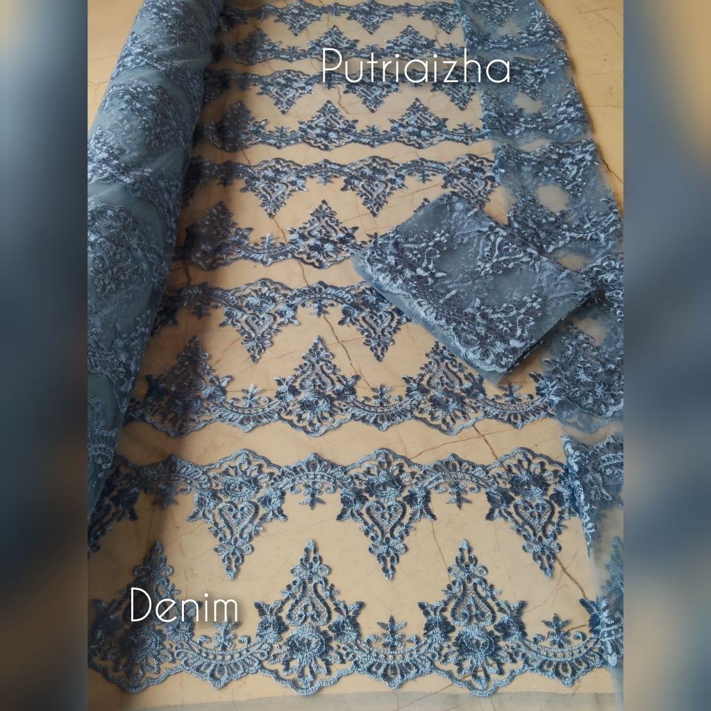 PROMOKain Renda premium/kain aplikasi/kain kebaya/gaun pengantin