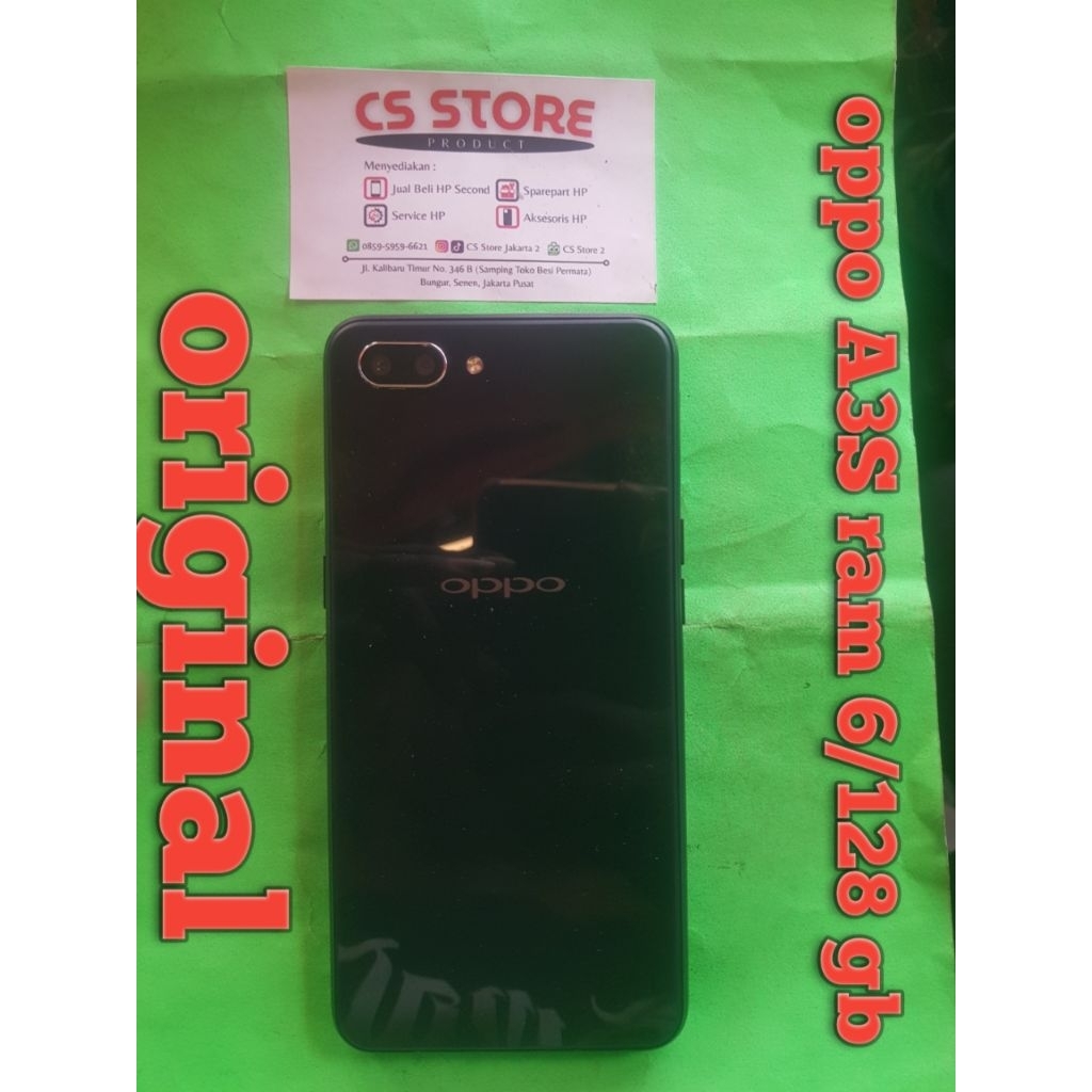 oppo A3s ram 6/128 gb original