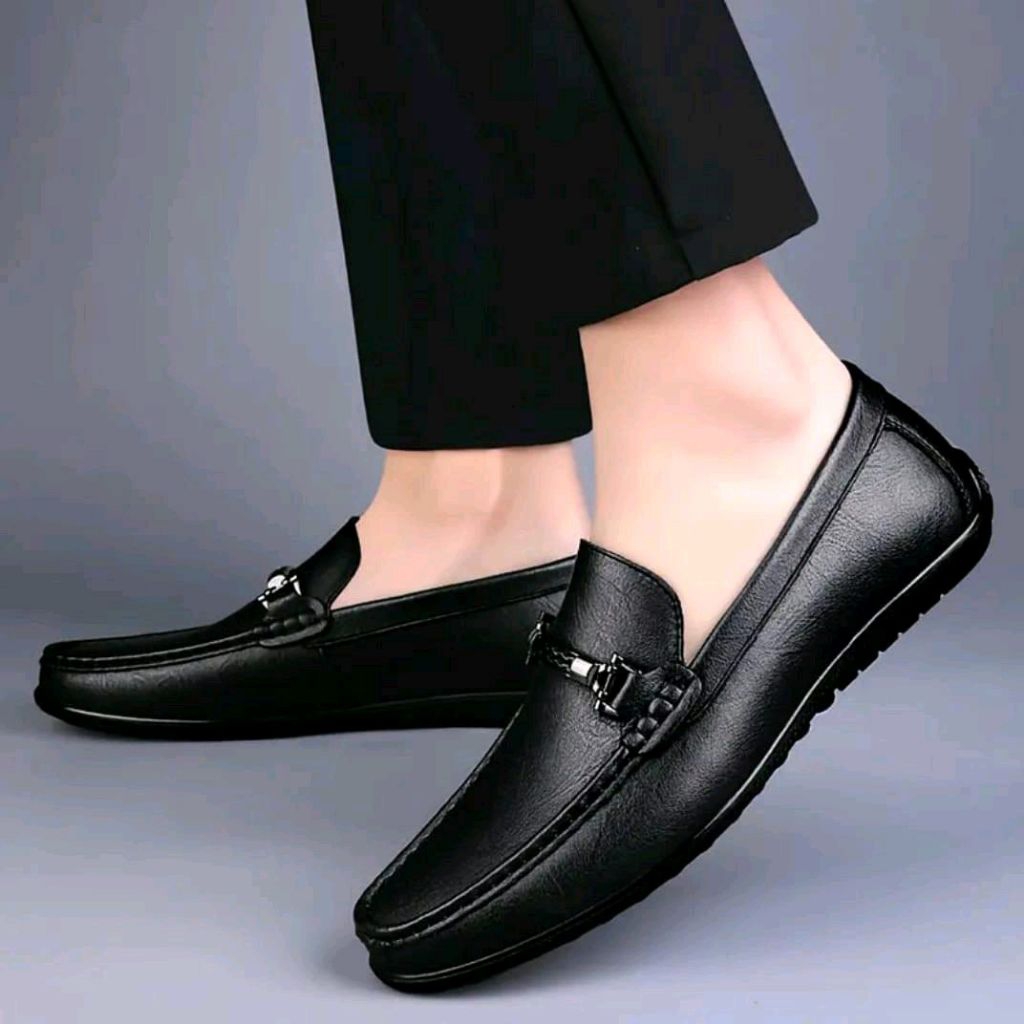 Sepatu Pantofel Pria Sepatu Formal Slip On Pria Sepatu Pansus Kerja Kasual Pria Elegant