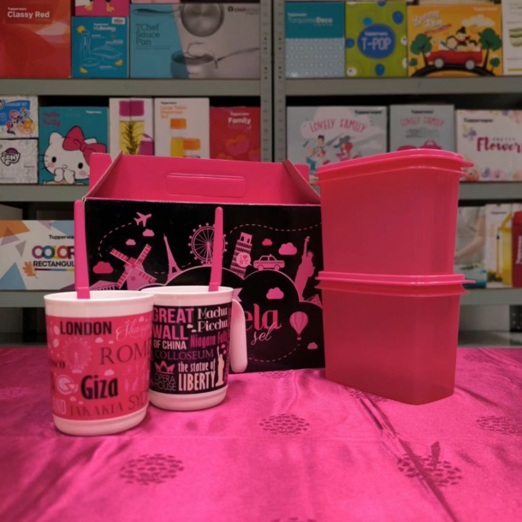 Tupperware Caravela Set | Mug & Tempat Bumbu