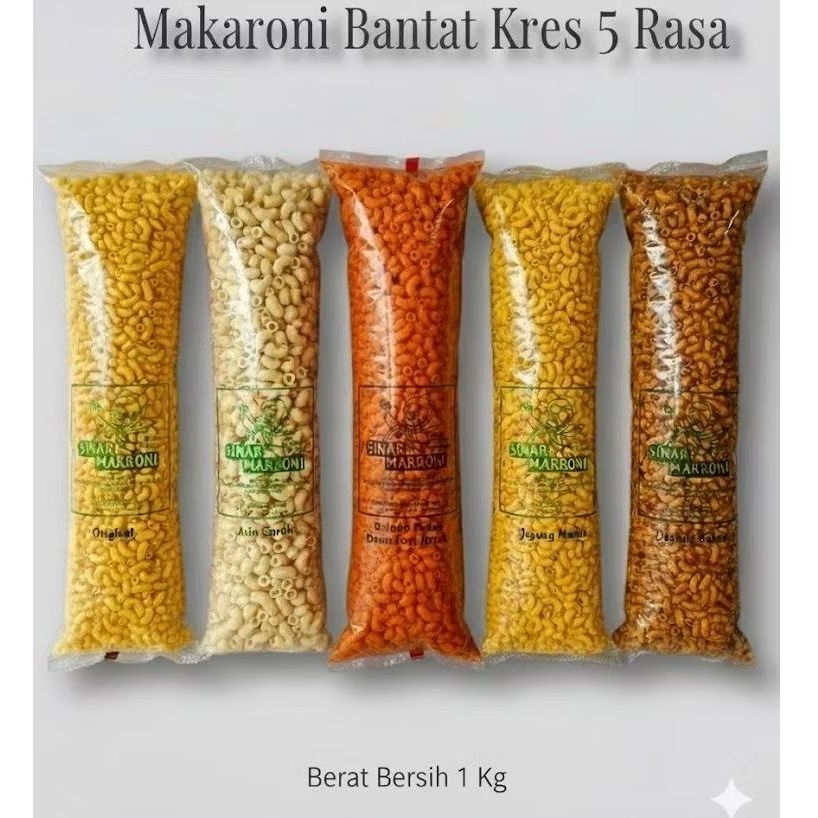 1kg makaroni bantat/ makaroni bantat 1 bal/ makaroni bantet 1kg/ makaroni NKS/makaroni bantat
