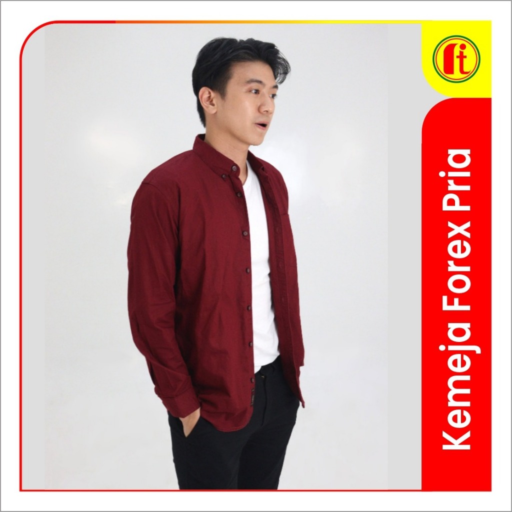 Kemeja Polos Forex Pria Dewasa - RITA