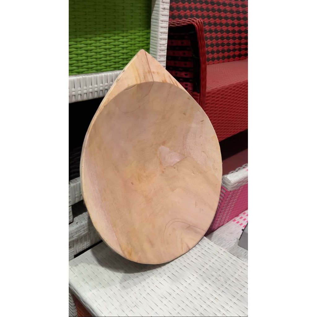 dulang emas kayu berkualitas tersedia di ukuran 50cm