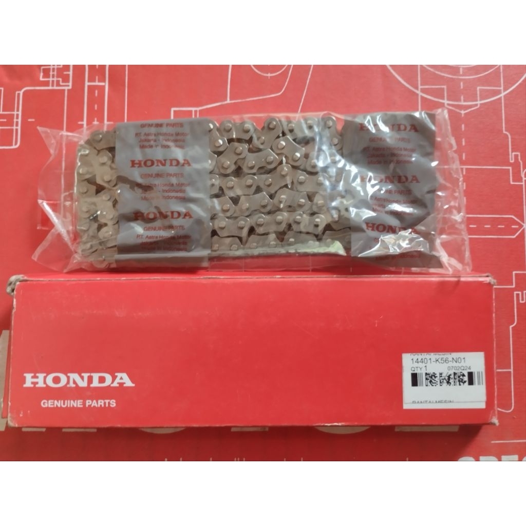Rantai Keteng Honda CB 150 R K56 (Rantai Mesin 120L)14401-K56-N01