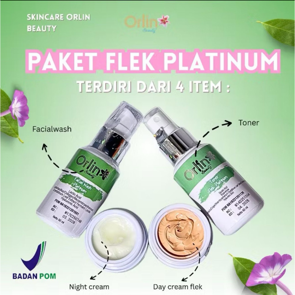 PAKET FLEK PLATINUM ORLIN BEAUTY/KRIM FLEK/KRIM ORLIN BEAUTY/KRIM BPOM