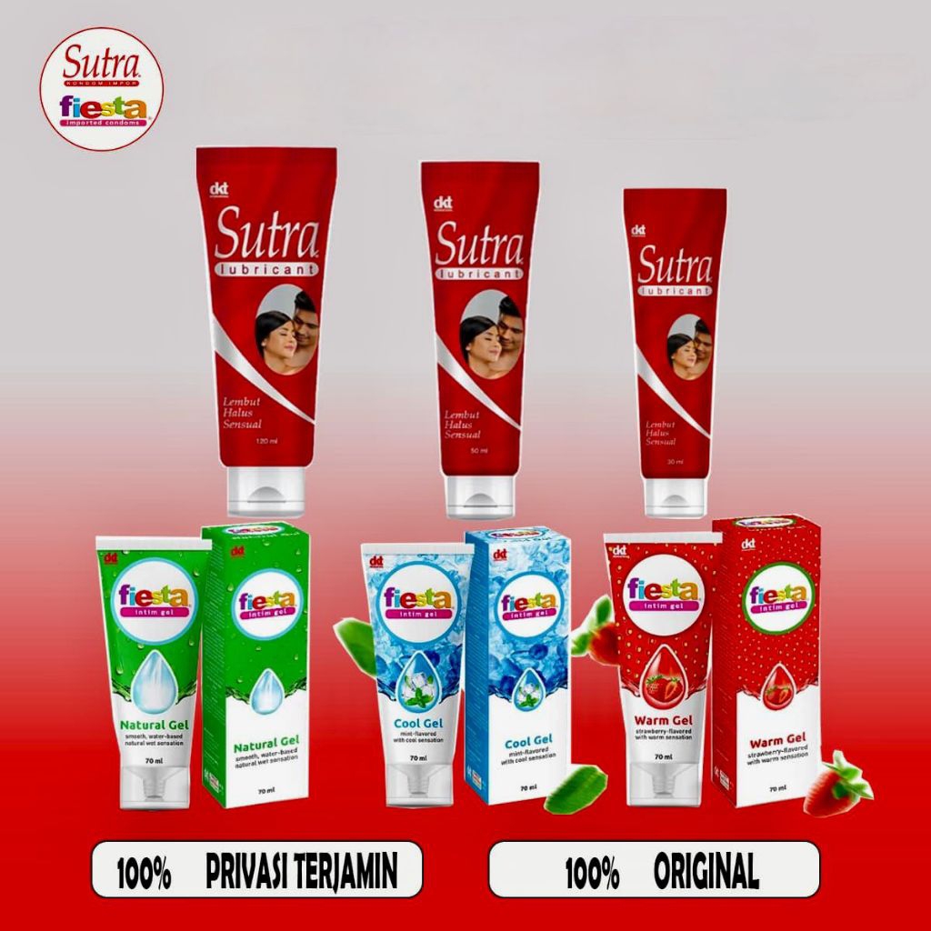 Sutra ALL Varian Lubricant Sutra / Lubricant Fiesta / Gel Fiesta / Gel Sutra