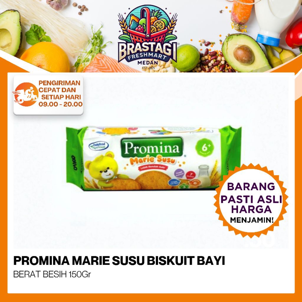 PROMINA MARIE SUSU BISKUIT BAYI / MAKANAN BAYI