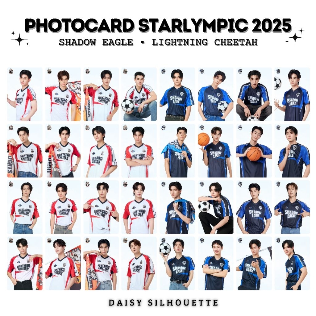 PHOTOCARD STARLYMPIC 2025 || SHADOW EAGLE || LIGHTNING CHEETAH || PHOTOCARD UNOFFICIAL GMMTV || DOLL