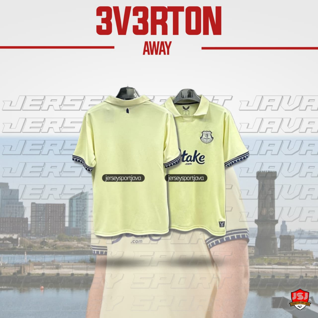 ( B ISA COD ) JERSEY BAJU BOLA PRIA EVERTON AWAY 2025 2026 GRADE ORI IMPORT - BEST HIGT QUALITY