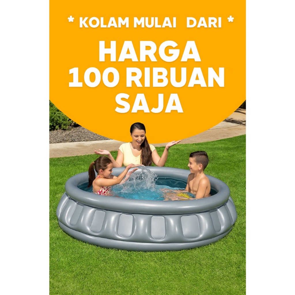 BESTWAY 51080 | Kolam Renang BESTWAY | Space Ship Pool Bestway 157cm | 51080 BESTWAY | KOLAM BESTWAY