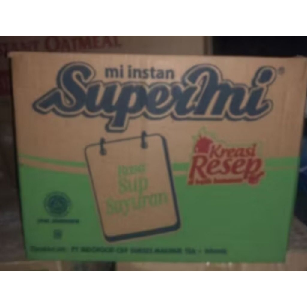 SUPERMI ~ MI INSTAN RASA SUP SAYURAN 1 DUS