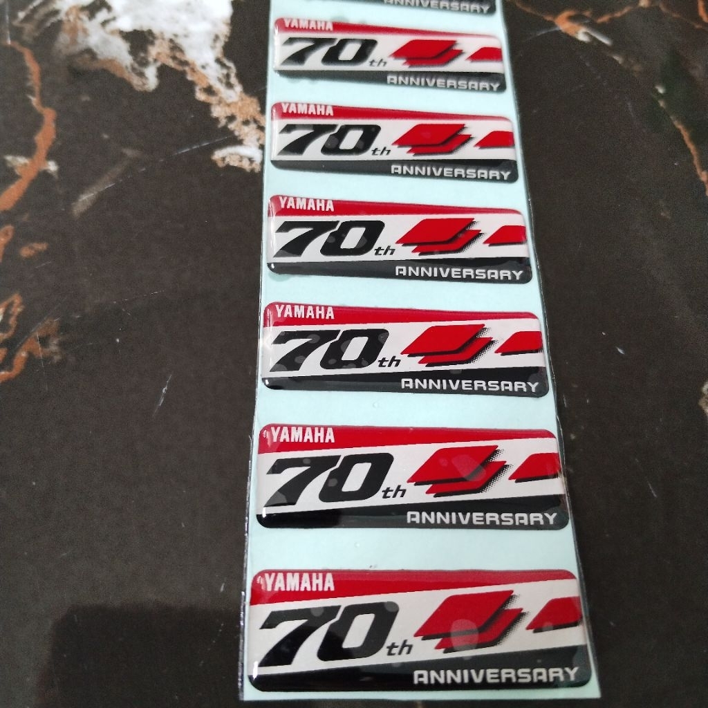 EMBLEM ANNIVERSARY 70th YAMAHA EMBLEM ANNIVERSARILY YAMAHA KE 70th