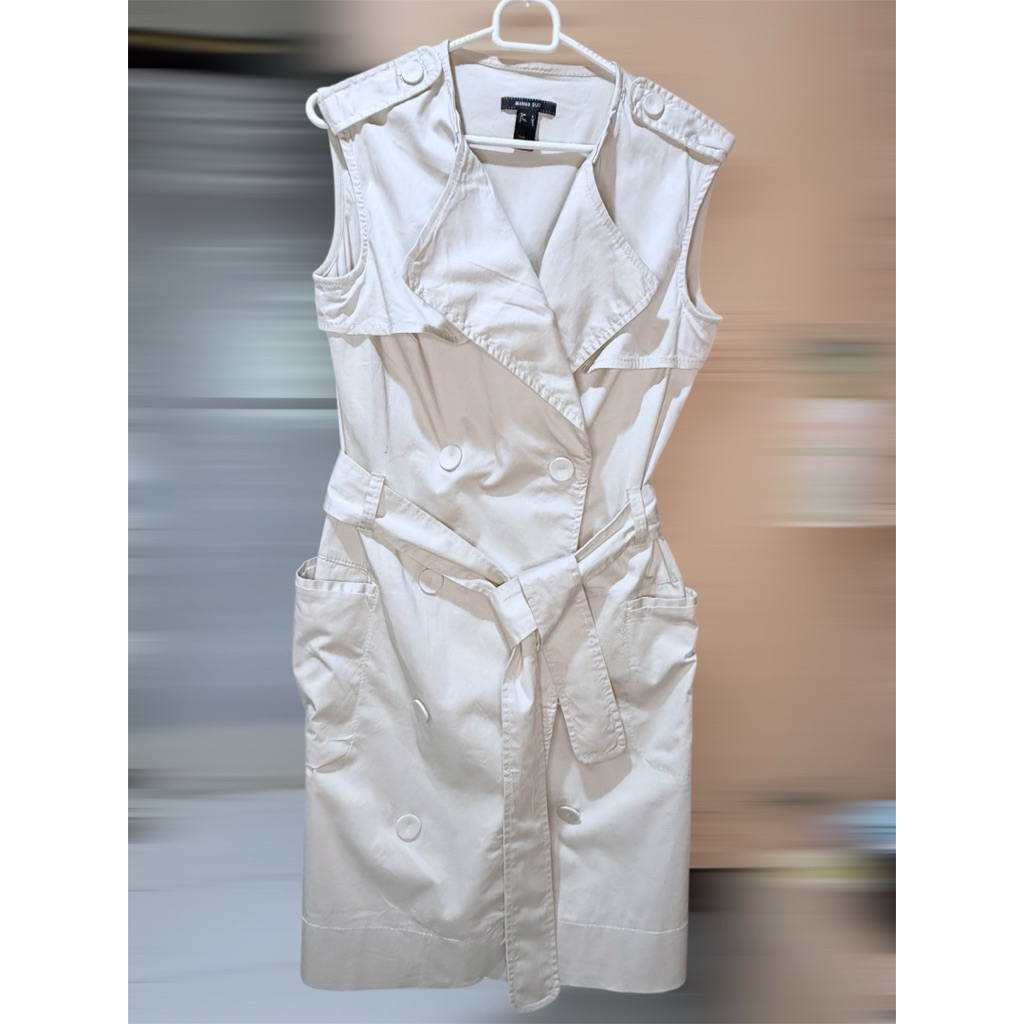 Mango Sleeveless Trench Coat